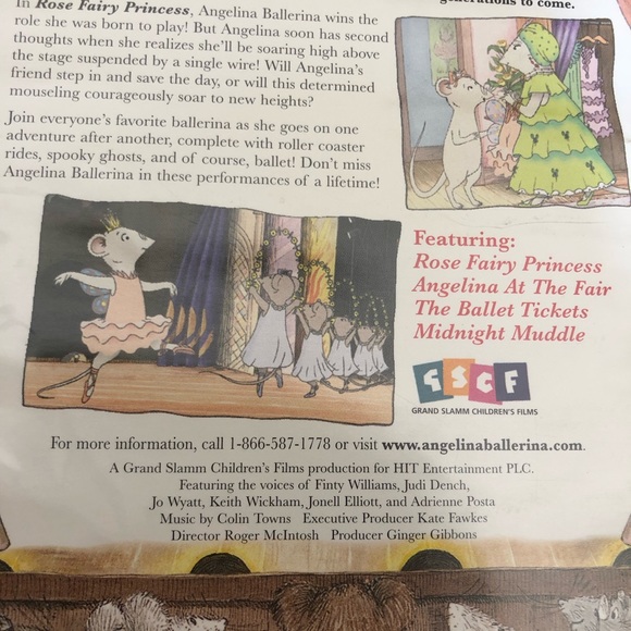 2. Angelina Ballerina-A Little Star  with Big Dreams DVDs - Picture 14 of 14